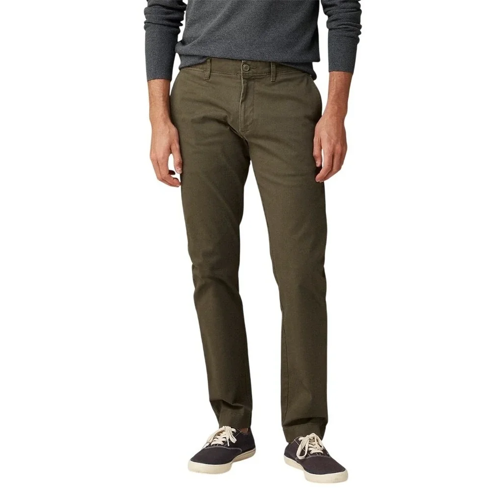 J.Crew 484 Slim Fit Stretch‎ Chino Pants Mens 28x38 Olive Green AR885 NEW $98